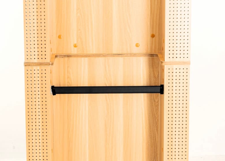 Angelschrank, 65x50x158cm, Farbe Buche