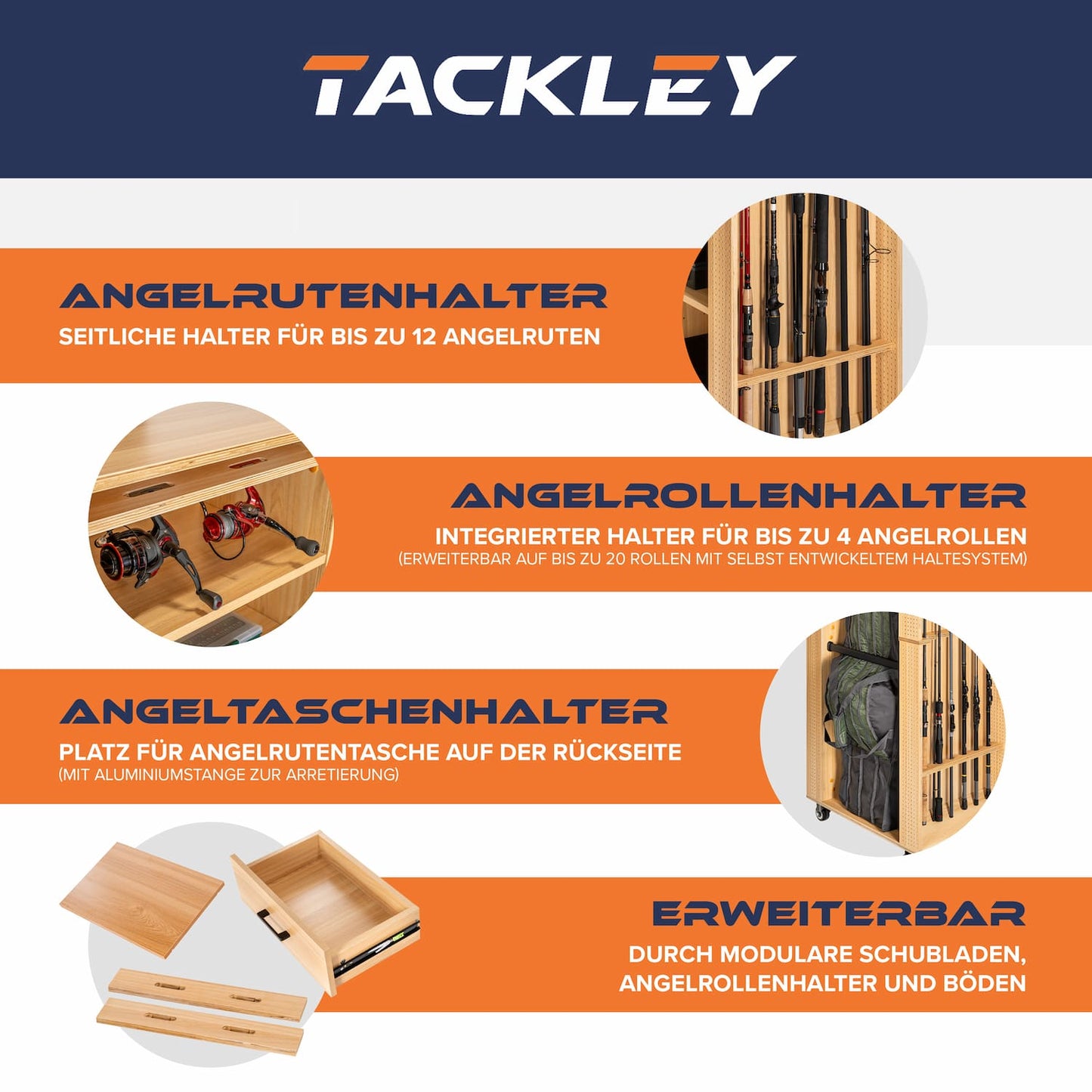 Angelschrank, 65x50x158cm, Farbe Buche