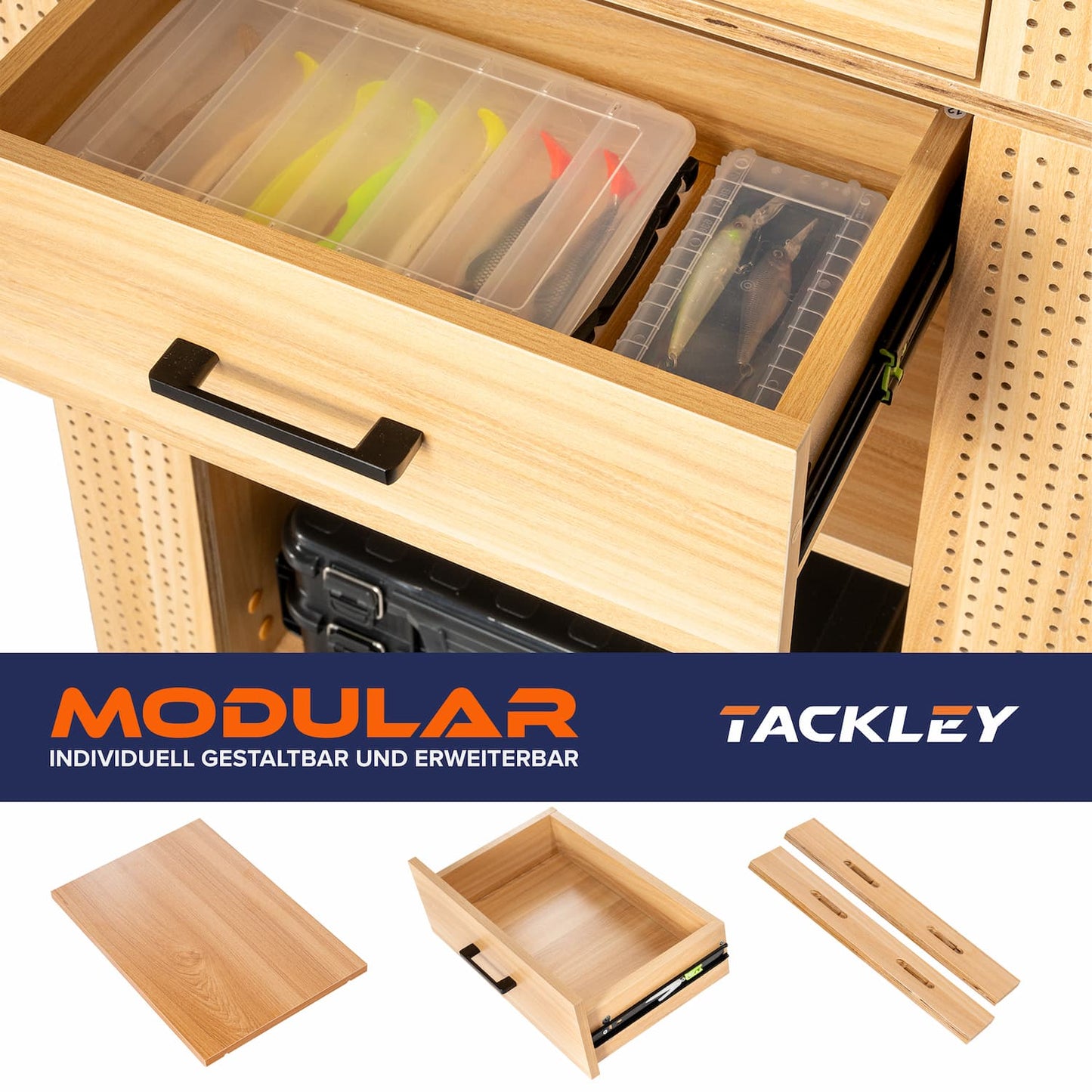 Angelschrank, 65x50x158cm, Farbe Buche