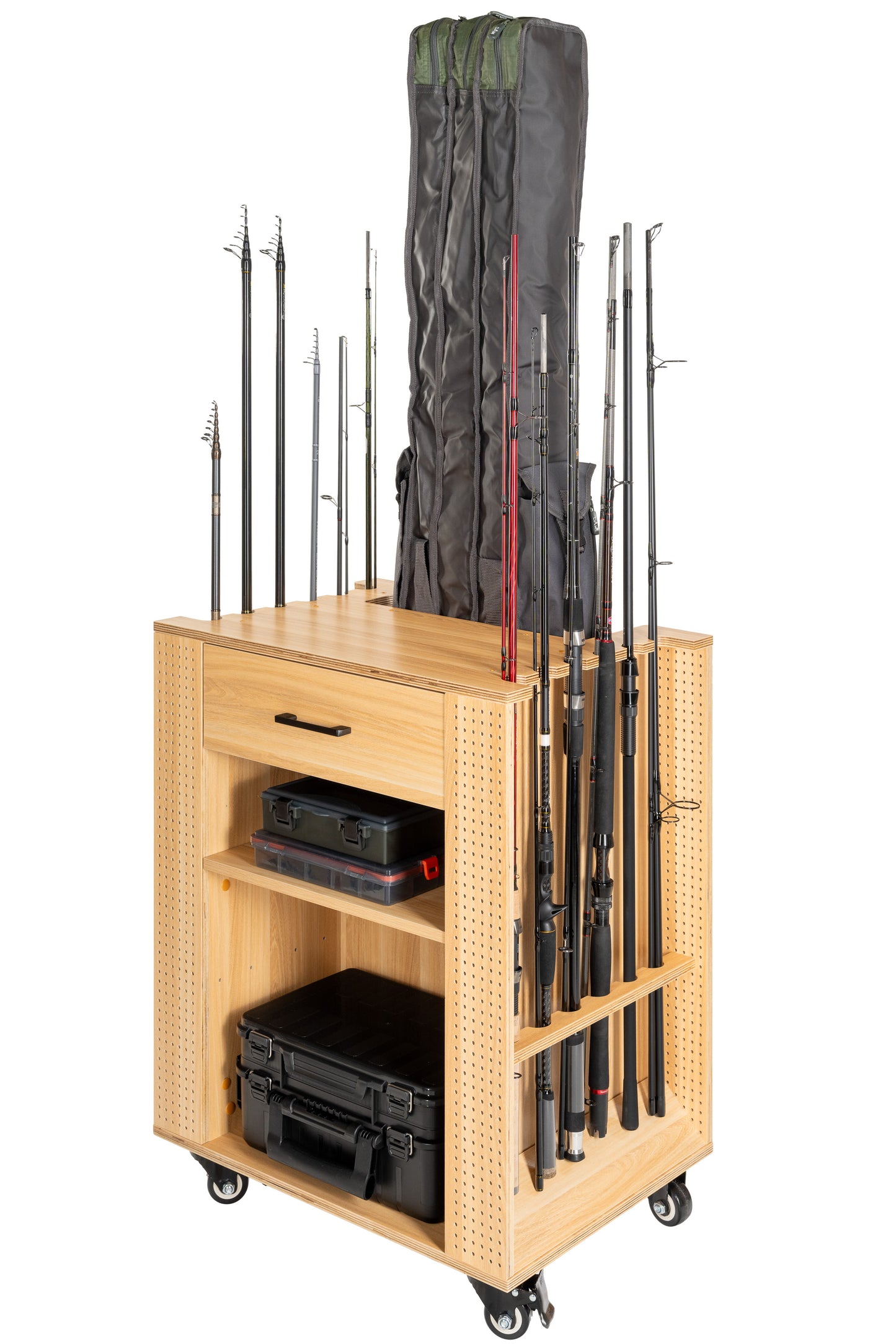 Angelschrank, 65x50x84,5 cm, Farbe Buche