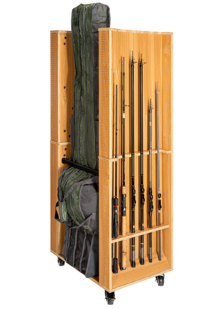 Doppelpack Angelschrank mit System, Kiefer - 65x50x158 cm