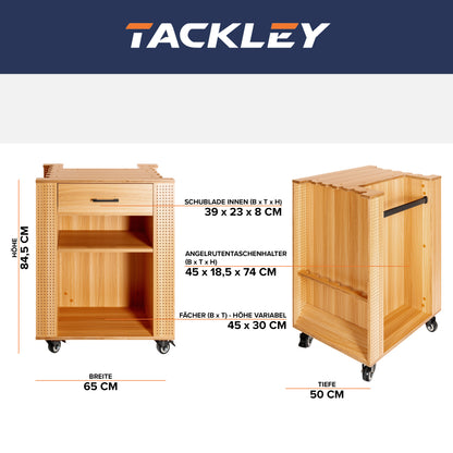 Angelschrank, 65x50x84,5 cm, Farbe Kiefer