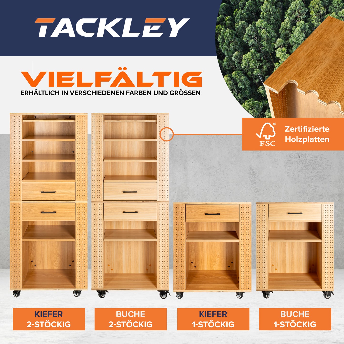 Angelschrank, 65x50x84,5 cm, Farbe Buche